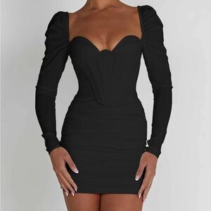 Mini black dress shirt zero small Babyboo